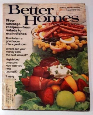 Vintage Issue of Better Homes and Gardens Magazine, Aug 1978, near perfect-image