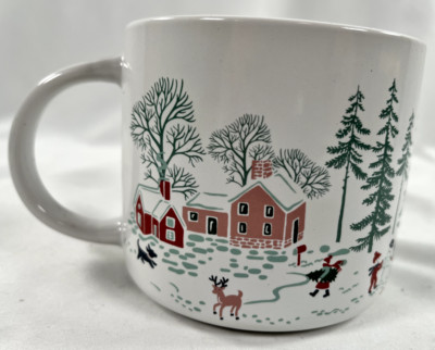 Mainstays 2-Wick 13-ounce Reusable Village Holiday Coffee Mug Scented Candle-image