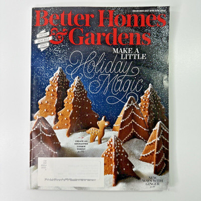 Better Homes & Gardens Magazine December 2021 Holiday Magic Issue Food Lifestyle-image