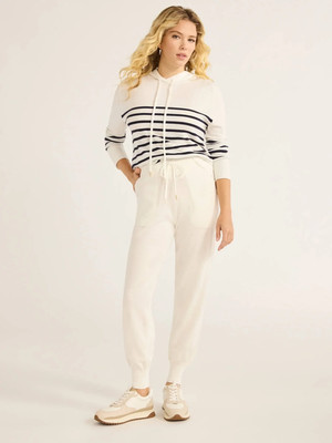 Women'S and Women'S plus Cozy Yarn Sweater Jogger Pants with Ribbed Cuffs, 28” I-image