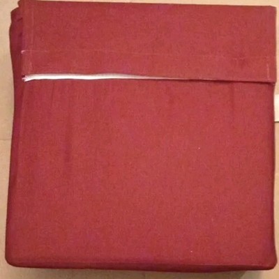 Mainstays Basics Microfiber Value Sheet Set, Queen, Burgundy, 4 Piece-image
