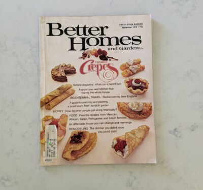 Vintage Better Homes And Gardens September 1976 Creative Crepes-image