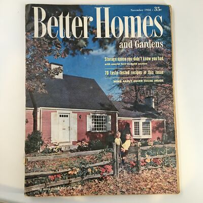 Better Homes & Gardens Magazine November 1956 Storage Space You Didn't Know Had-image