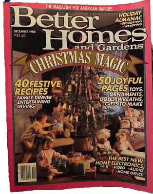 December 1988 Better Homes And Gardens Christmas Magic-image