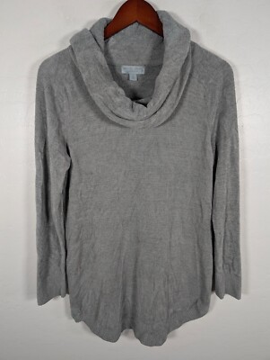 Barefoot Dreams Sweater Womens Small Gray Cowl Neck Cozy Chic Ultra Lite Soft-image