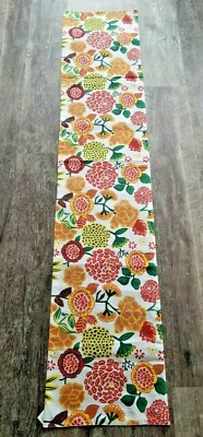 PIER 1 Imports Table Runner Floral ~ Gingko Warm Yellow 72