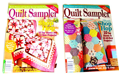 Better Homes & Gardens Quilt Sampler Magazine - Lot Of 2 - 2012-image