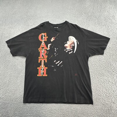 Vintage Garth Brooks Believable Ropin The Wind T-Shirt XL Country Music 90s-image