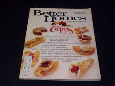 BETTER HOMES & GARDENS MAGAZINE - CREATIVE CREPES FRONT COVER - H 1354-image