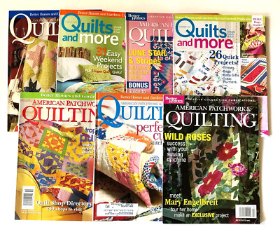 American Patchwork & Quilting Magazines Better Homes and Gardens Craft Projects-image