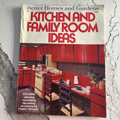 Vintage 1973 Better Homes And Gardens Kitchen And Family Room Ideas-image