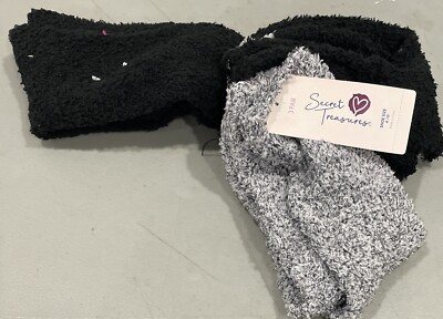 Secret Treasure 3 pair Crew Cozy Socks * 4 styles your choice * Size 4-10 NEW-image