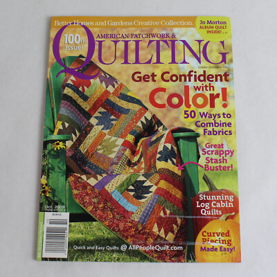 Better Homes & Gardens American Patchwork & Quilting 100th Issue Oct 2009-image
