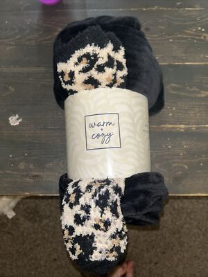 Warm And Cozy Throw And Socks-image