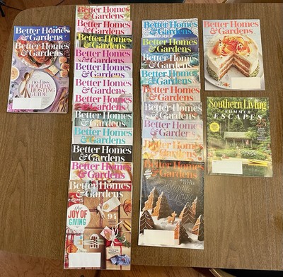 Better Homes & Gardens BHG Magazines Lot 24 Issues + 1 Southern Living 2019-2022-image