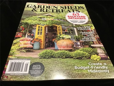 Better Homes & Gardens Magazine Garden Sheds & Retreats 63 Backyard Getaways-image