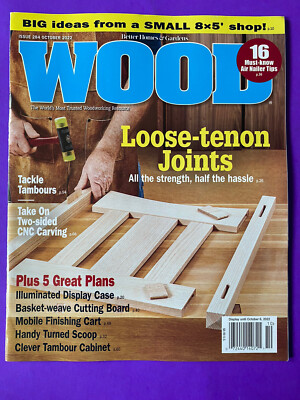 Better Homes Garden WOOD Magazine October 2022 Loose Tenion Joints-image