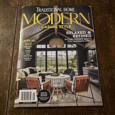 Traditional Home Modern Casual Style Magazine-image