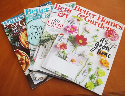 Better Homes & Gardens  lot of 4 back issue magazines-image