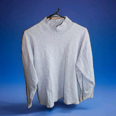 Eddie Bower Women's 2XL Long Gray Sweatshirt Long Sleeves Warm Cozy Fabric-image