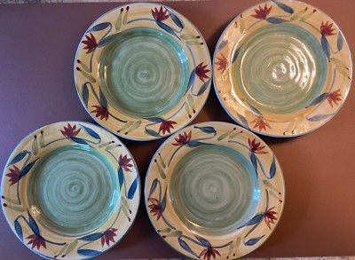 Set of 4 Pier 1 Elizabeth Salad Side Bread Plates 8
