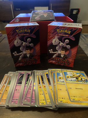 Pokemon Destined Rivals singles - complete your set!! 1-159 Pokemon Only-image