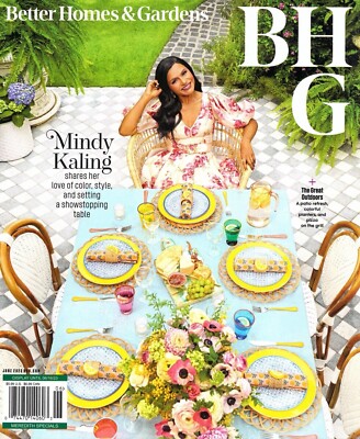 BETTER HOMES & GARDEN MAGAZINE JUNE 2023 - MINDY KALING  BRAND NEW free shipping-image