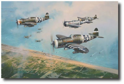 Hell Hawks Over Utah by Robert Taylor - P-47D Thunder - Collectors's Edition-image