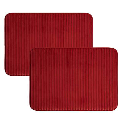 Mainstays Red 2-Piece Performance Foam 20