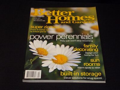 2001 APRIL BETTER HOMES & GARDENS MAGAZINE - POWER PERENNIALS COVER - E 4562-image