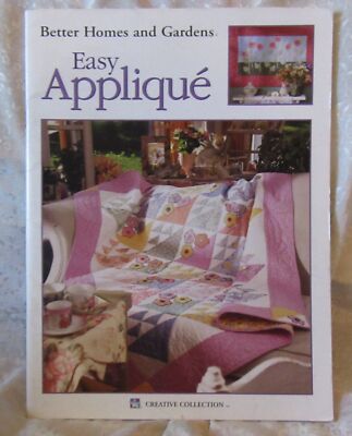 EASY APPLIQUE BOOK~ BETTER HOMES AND GARDENS-image