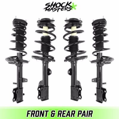 Complete Struts for 2008-2013 Toyota Highlander AWD 4pc Front Rear-image