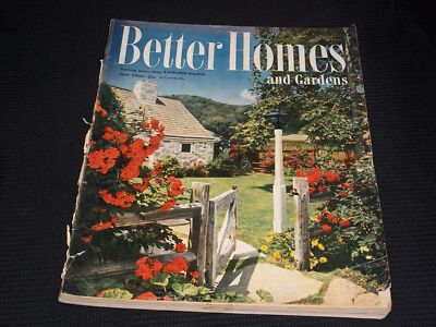 1950 JUNE BETTER HOMES & GARDENS MAGAZINE - NICE ILLUSTRATED COVER - O 13820-image