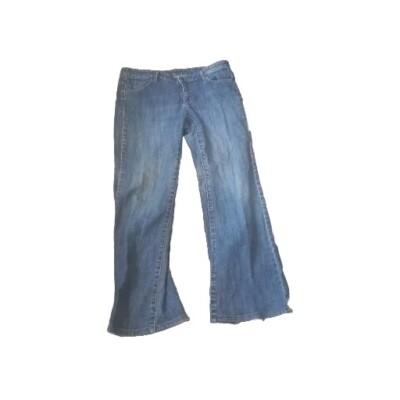 Woman's Blue Jeans Michael Kors Size 12 Outdoor Cozy Comfort Zip Up Button-image