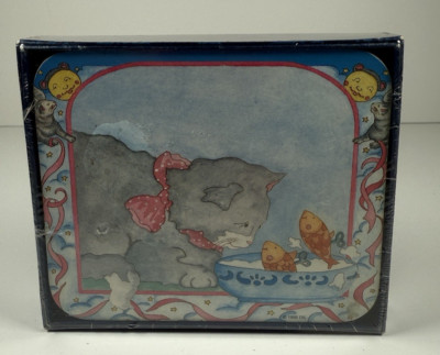 American Pennyroyal Coasters By Design Imports International Feline Fantasy 4Pcs-image