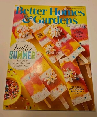 Better Homes & Gardens Magazine July August 2022 Hello Summer Edition-image