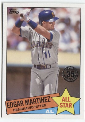 2020 Topps Series 2 EDGAR MARTINEZ 1985 Topps ALL-STARS - MARINERS  -  #85AS-31-image