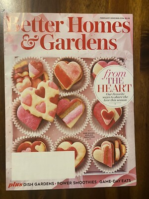 BETTER HOMES AND GARDENS MAGAZINE February 2020 Valentines Day New copy-image