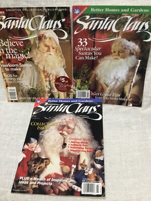 Santa Claus Magazine Better Homes 99 00 03 dolls crafts-image