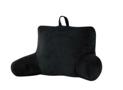 Black Bedrest Lounger - Stylish and Cozy Pillow Extra Support and Comfort-image