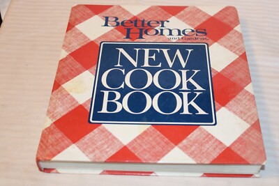 Better Homes Gardens Vintage1989 New Cook Book Illustrated  Hard Cover-image