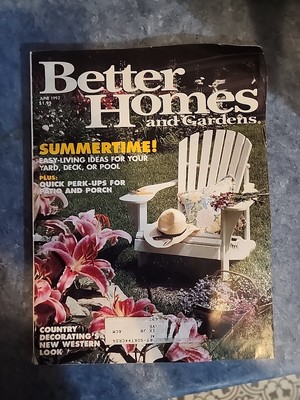 BETTER HOMES & GARDENS Magazine JUNE 1993, COUNTRY DECORATING'S NEW WESTERN LOOK-image