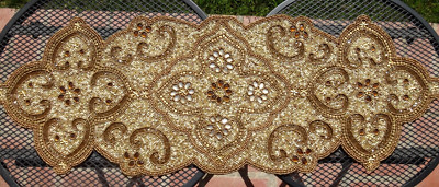 Pier1 Heavy GoldTone Beaded 36