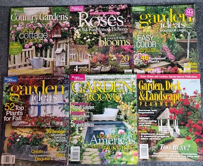 Better Homes & Gardens Magazine Lot of 6 Gardening Back Issues 02-03 1994-image