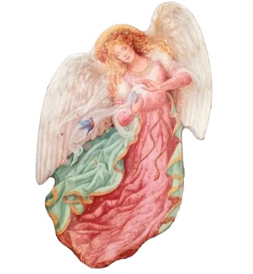 Bradford Exchange Spring's Blossom Angel Plate 1997 Edgar Jerins 9