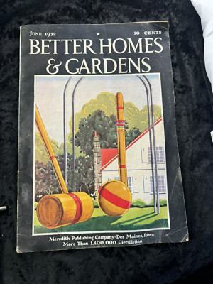 1932 June Issue of Better Homes & Gardens-image