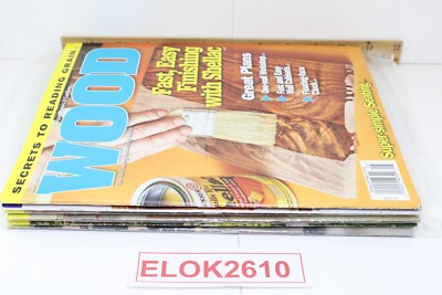 (6) WOOD MAGAZINE Better Homes and Gardens 2019 and 2021 Missing Some Excellent -image