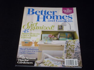 2009 JANUARY BETTER HOMES & GARDENS MAGAZINE - GET ORGANIZED COVER - E 4629-image
