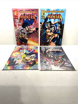 Mantra #1 2 3 7 Lot of 4 Issues Malibu Comics July 1993 First Printing-image