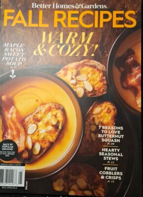 Better Homes & Gardens Warm & Cozy Fall Recipes 2019 -image